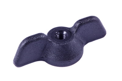 Large Wing Nut - Black Nylon - M6