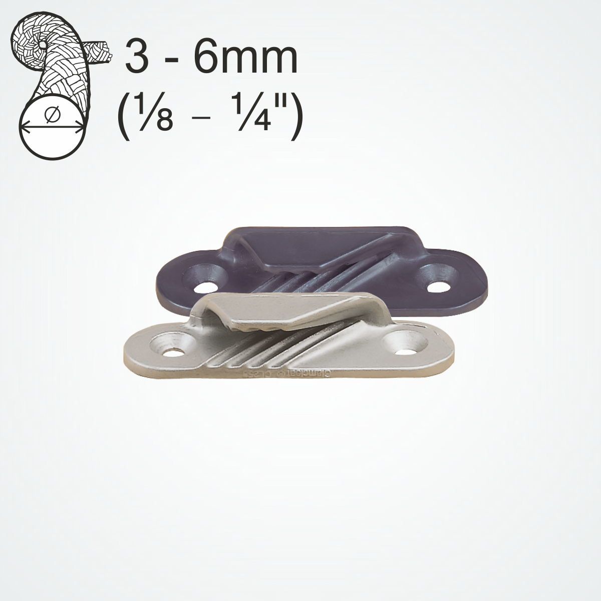 Cleat - Clam Cleat - Racing Fine Line Starboard