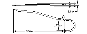 Firefly Rudder Stock - Genisis/Rondar